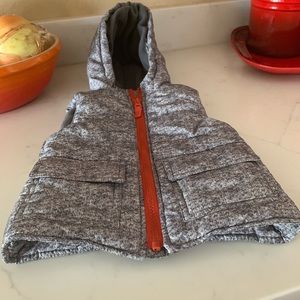 Super cute Little Me brand vest hoodie size 12M